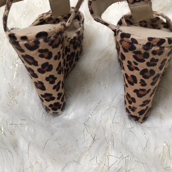 INC Faux Fur Animal Print platform - Picture 5 of 5